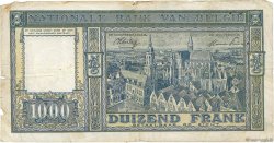1000 Francs BELGIQUE  1944 P.128b B+