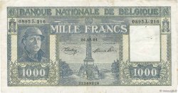 1000 Francs BELGIUM  1944 P.128b F