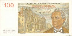 100 Francs BELGIQUE  1953 P.129a TTB+