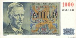 1000 Francs BELGIEN  1956 P.131 VZ