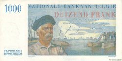 1000 Francs BELGIEN  1956 P.131 VZ