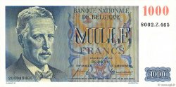 1000 Francs BELGIUM  1958 P.131