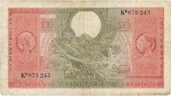100 Francs - 20 Belgas BELGIUM  1943 P.123 G