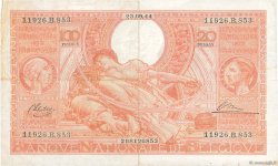 100 Francs - 20 Belgas BELGIQUE  1944 P.113 TTB