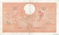 100 Francs - 20 Belgas BELGIQUE  1944 P.113 TTB