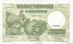 50 Francs - 10 Belgas BELGIQUE  1942 P.106