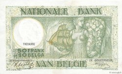 50 Francs - 10 Belgas BELGIQUE  1942 P.106 SPL