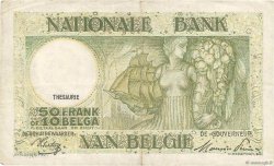 50 Francs - 10 Belgas BELGIQUE  1944 P.106 TTB