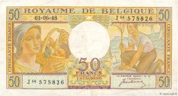 50 Francs BELGIQUE  1948 P.133a TTB