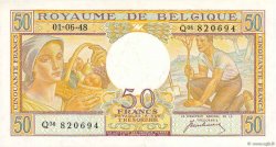 50 Francs BELGIQUE  1948 P.133a SUP+