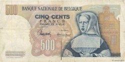 500 Francs BELGIUM  1963 P.135a G