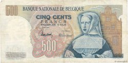 500 Francs BELGIQUE  1963 P.135a TB