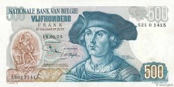 500 Francs BELGIUM  1975 P.135b AU-
