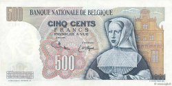 500 Francs BELGIUM  1975 P.135b AU-