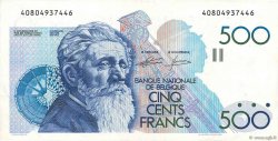 500 Francs BELGIQUE  1982 P.143a TTB