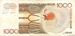1000 Francs BELGIQUE  1980 P.144a TB