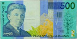500 Francs BELGIUM  1998 P.149 VF
