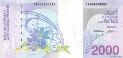 2000 Francs BELGIUM  1994 P.151 UNC