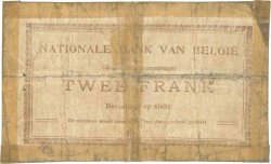 2 Francs BELGIQUE  1914 P.082 AB