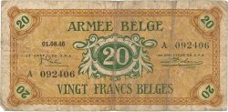 20 Francs BELGIQUE  1946 P.M5a B