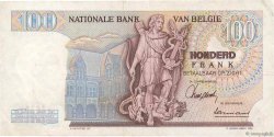100 Francs BELGIQUE  1962 P.134a TTB