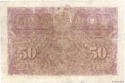 50 Cents MALAYA  1941 P.10a TB