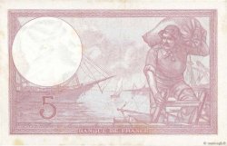 5 Francs FEMME CASQUÉE modifié FRANCE  1939 F.04.09 pr.SPL