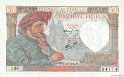 50 Francs JACQUES CŒUR FRANCE  1941 F.19.08 pr.NEUF