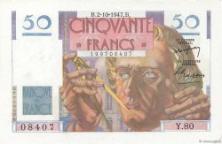 50 Francs LE VERRIER FRANCE  1947 F.20.09 SPL