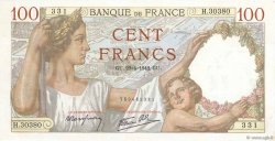 100 Francs SULLY FRANCE  1942 F.26.70 pr.NEUF