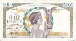 5000 Francs VICTOIRE Impression à plat FRANCE  1942 F.46.42 TTB