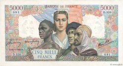 5000 Francs EMPIRE FRANÇAIS FRANCE  1945 F.47.14