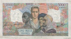 5000 Francs EMPIRE FRANÇAIS FRANCE  1947 F.47.58 VF-