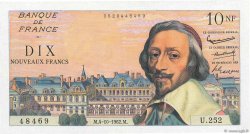 10 Nouveaux Francs RICHELIEU FRANCE  1962 F.57.21 XF