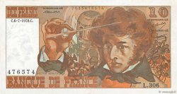 10 Francs BERLIOZ FRANCE  1978 F.63.25 XF-