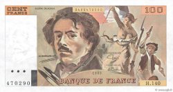100 Francs DELACROIX modifié FRANCE  1989 F.69.13b NEUF