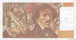 100 Francs DELACROIX modifié FRANCE  1989 F.69.13c pr.SPL
