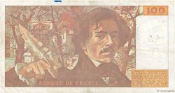 100 Francs DELACROIX imprimé en continu FRANCE  1991 F.69bis.03a2 F