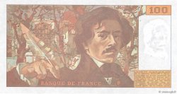 100 Francs DELACROIX imprimé en continu FRANKREICH  1993 F.69bis.05 VZ