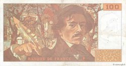 100 Francs DELACROIX imprimé en continu FRANCE  1993 F.69bis.07 TB+