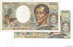200 Francs MONTESQUIEU Fauté FRANCE  1984 F.70.04