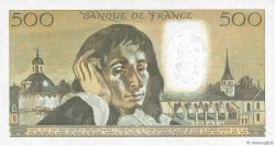 500 Francs PASCAL FRANKREICH  1971 F.71.07 VZ
