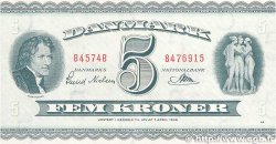 5 Kroner DANEMARK  1957 P.042m