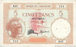 5 Francs NEW HEBRIDES  1941 P.04a