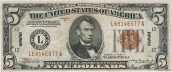 5 DollarS HAWAII  1934 P.38a TTB