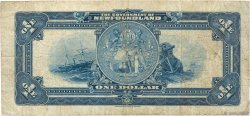 1 Dollar TERRE-NEUVE  1920 P.A14b B+