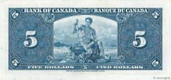 5 Dollars CANADA  1937 P.060c SUP+