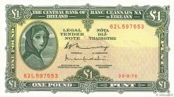 1 Pound IRELAND REPUBLIC  1976 P.064d AU-