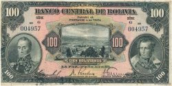 100 Bolivianos BOLIVIA  1928 P.125