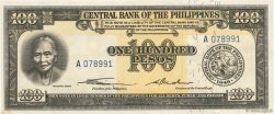 100 Pesos PHILIPPINES  1949 P.139a pr.NEUF